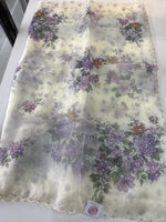 Glass Organza Saree/ 5409