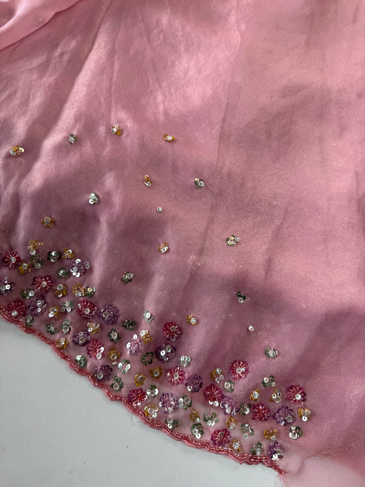 Shimmer Georgette Saree/J3577