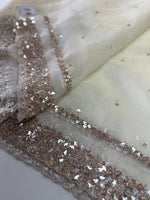 Glass Organza Saree/ AP112