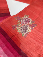 Soft semi Tussar unstitched salwar set / NC128