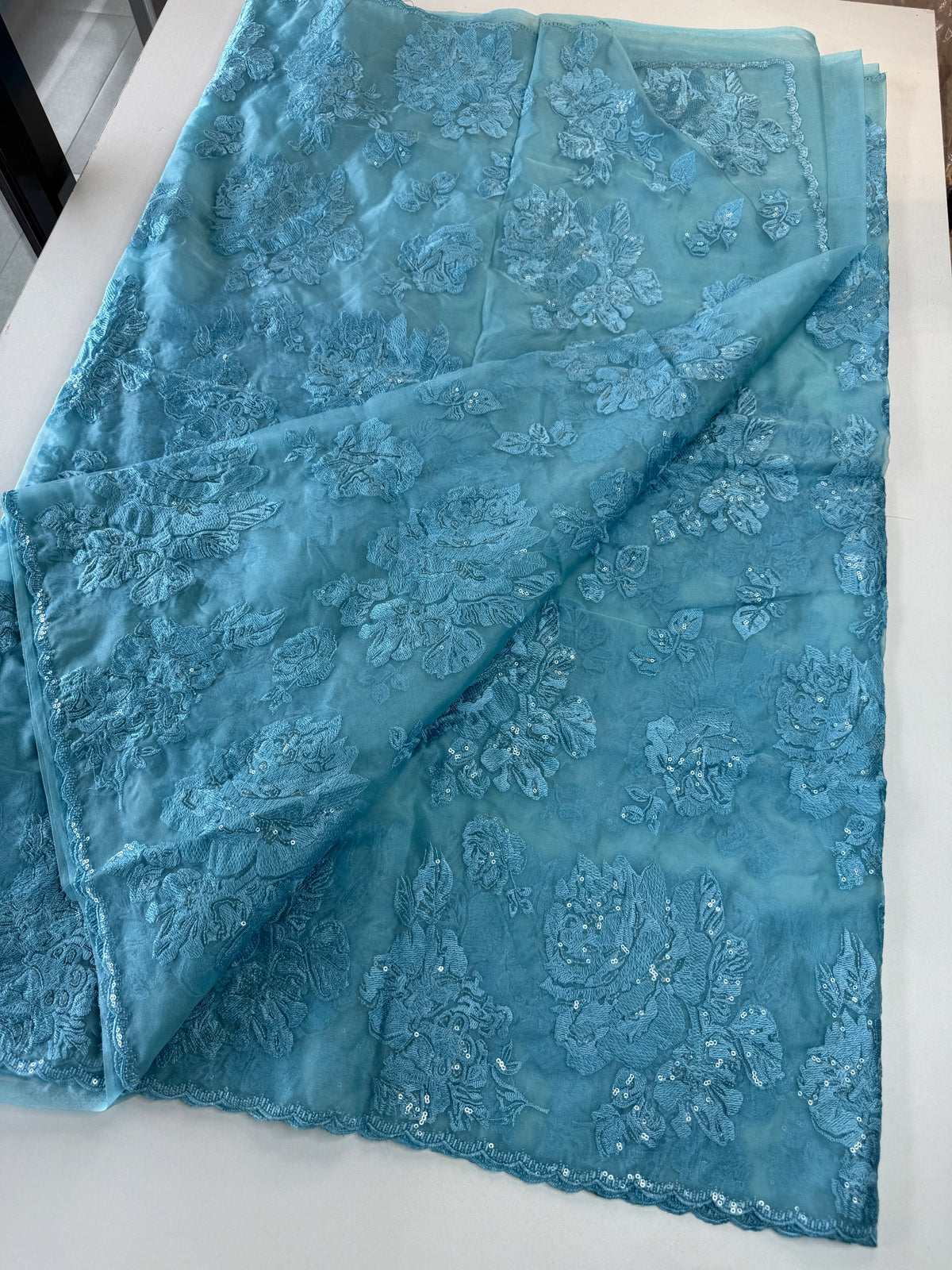 Fancy soft organza Saree/ MC65