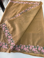 Crushed crape saree / SA7960