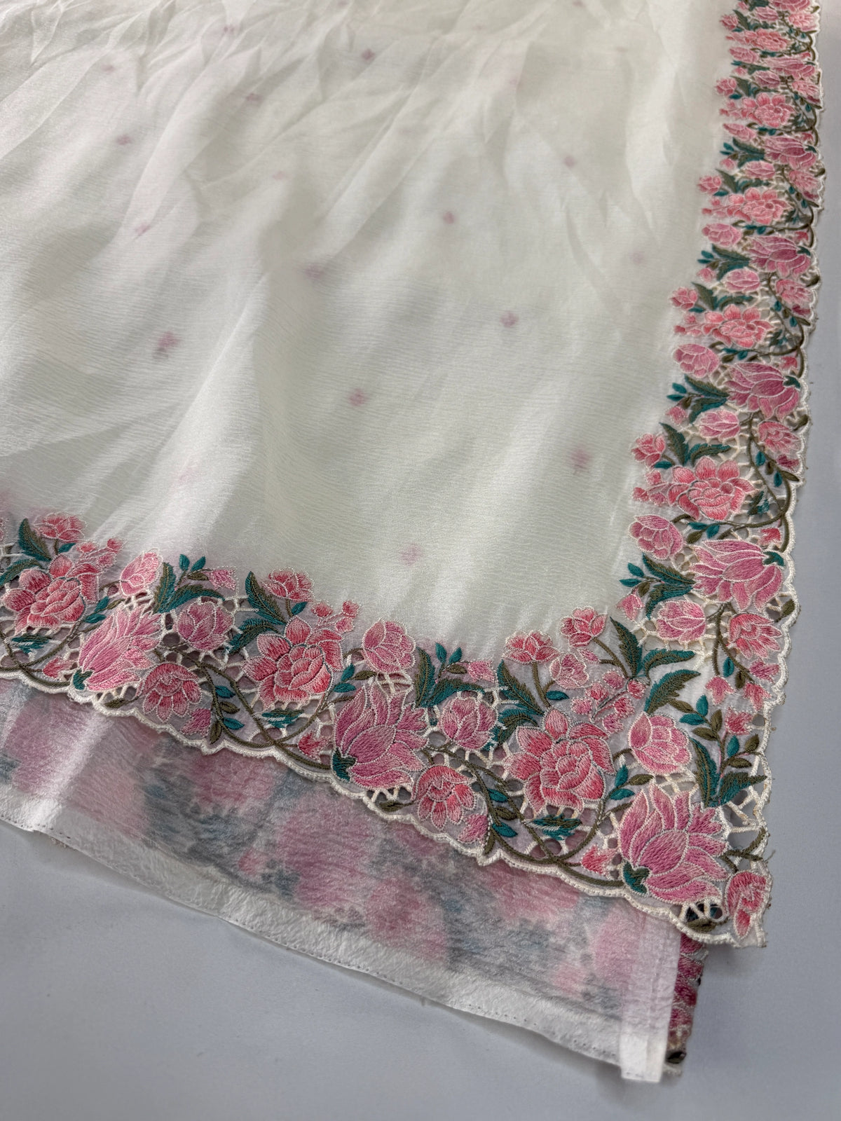 Crushed crape saree / SA7960