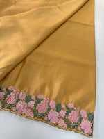 Crushed crape saree / SA7960