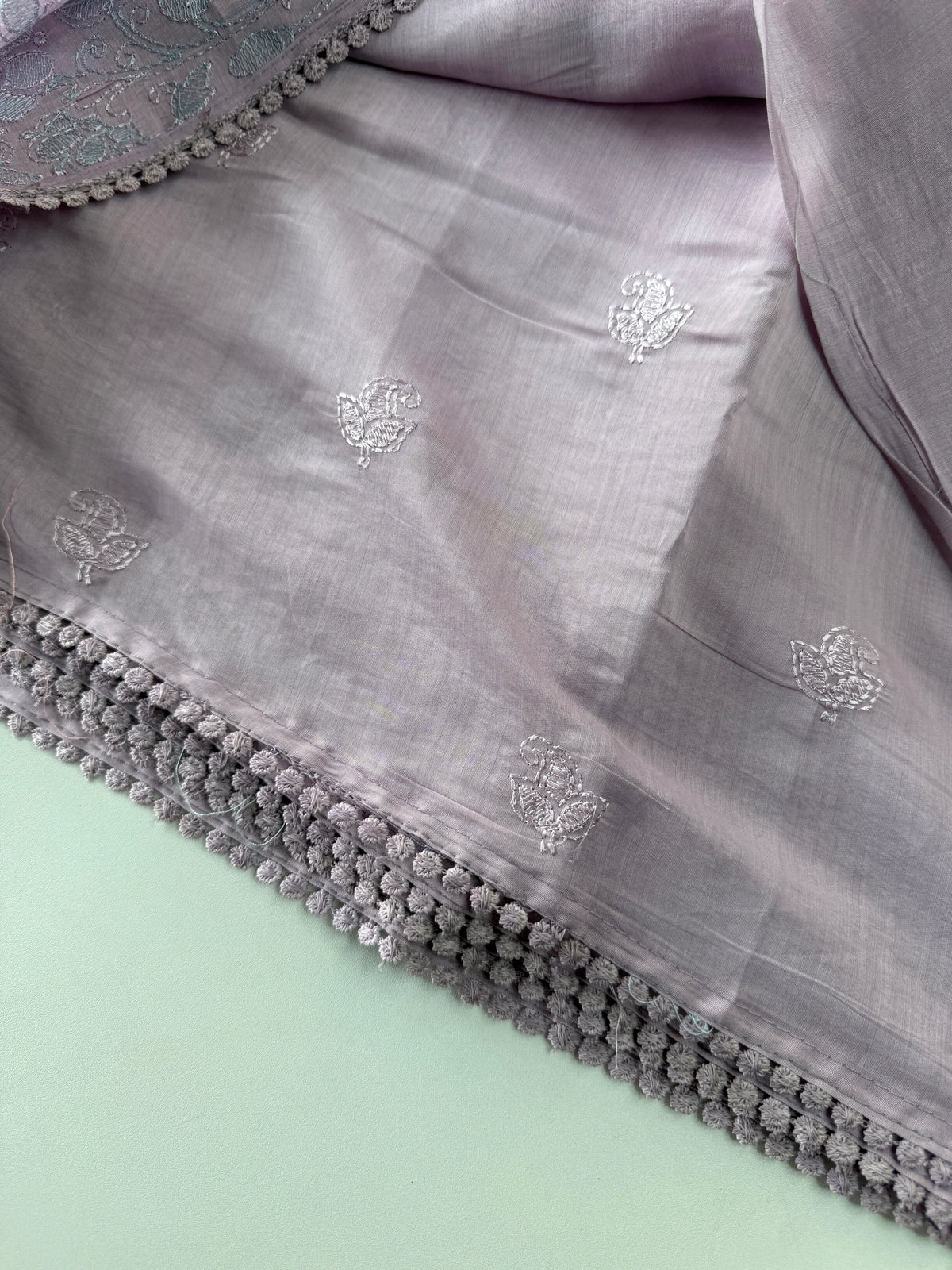 Chanderi Organza blended saree/ 5675