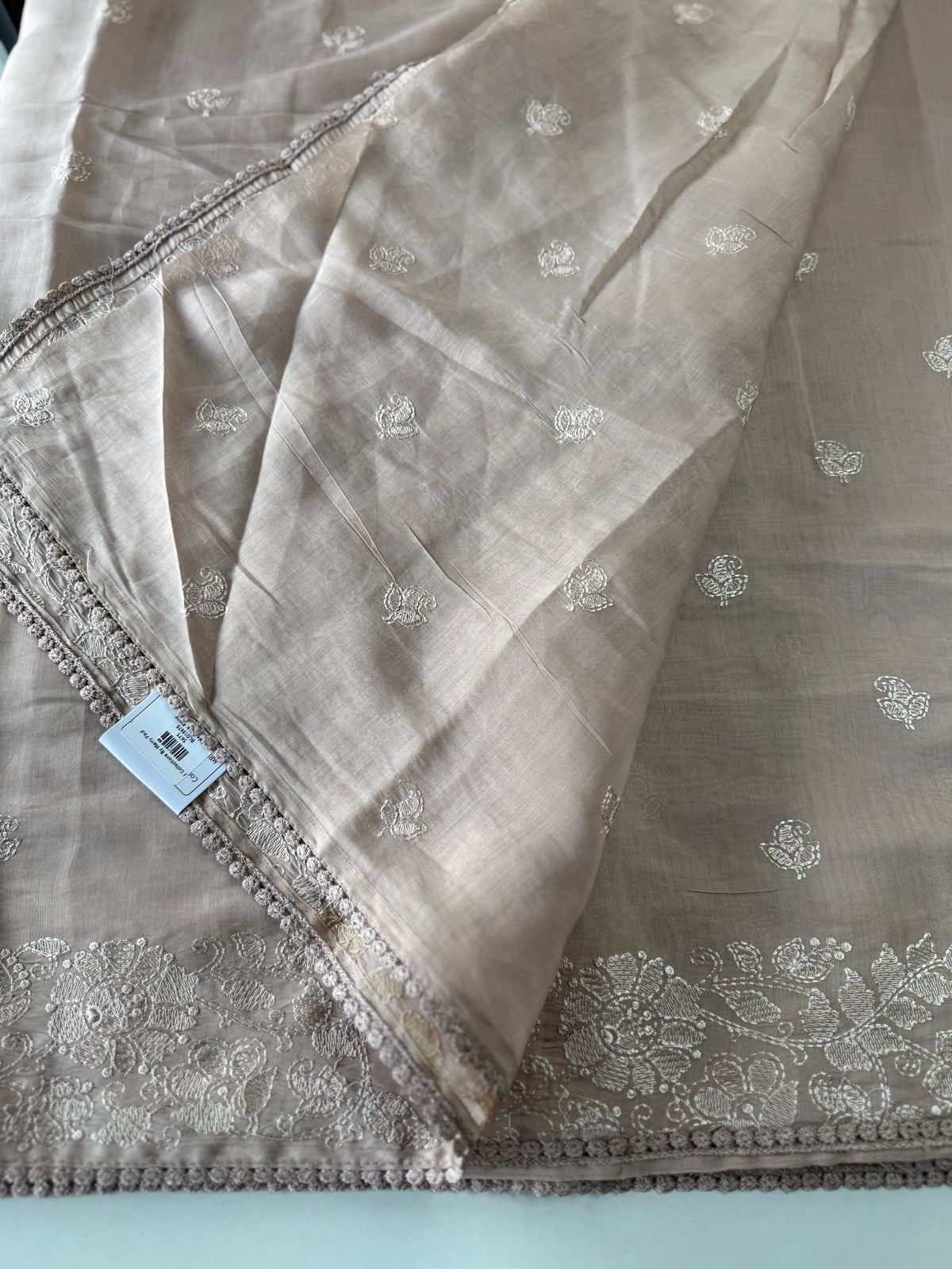 Chanderi Organza blended saree/ 5675