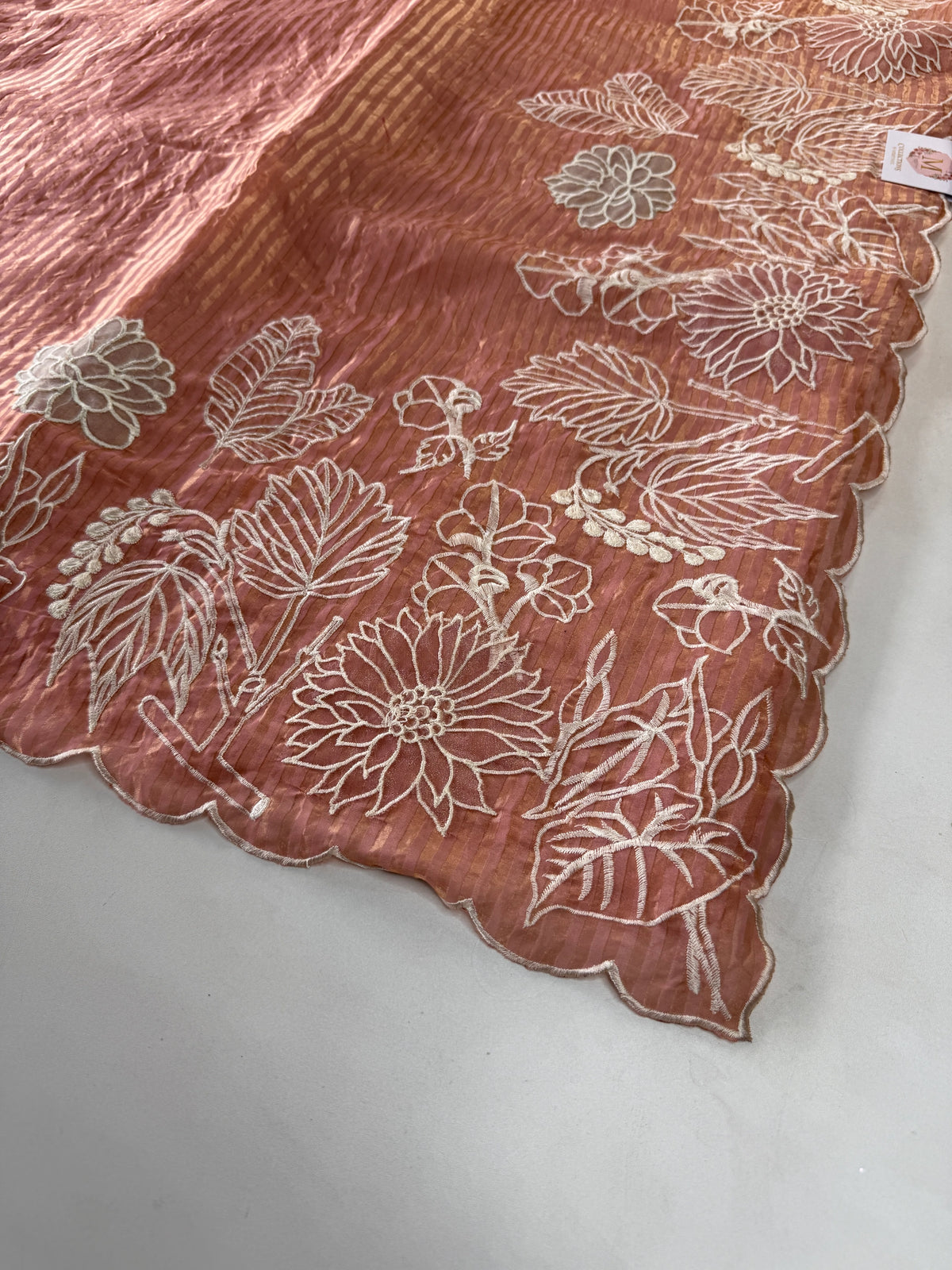 Satin Organza Saree/ 5471