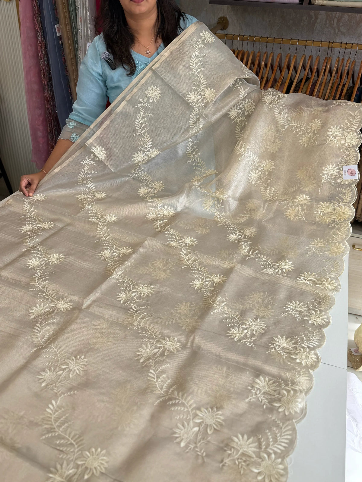 Tissue saree/ 652A