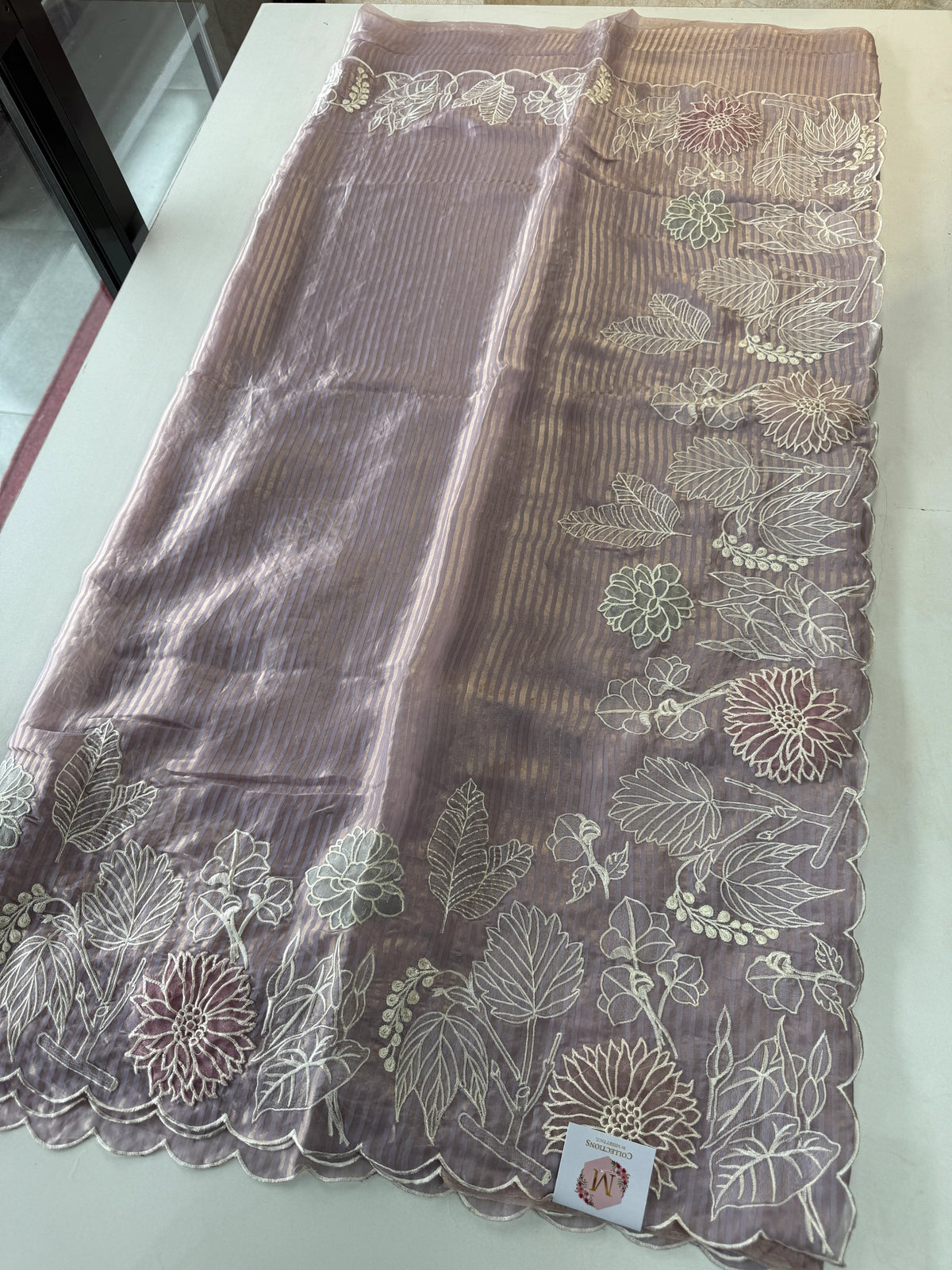 Satin Organza Saree/ 5471
