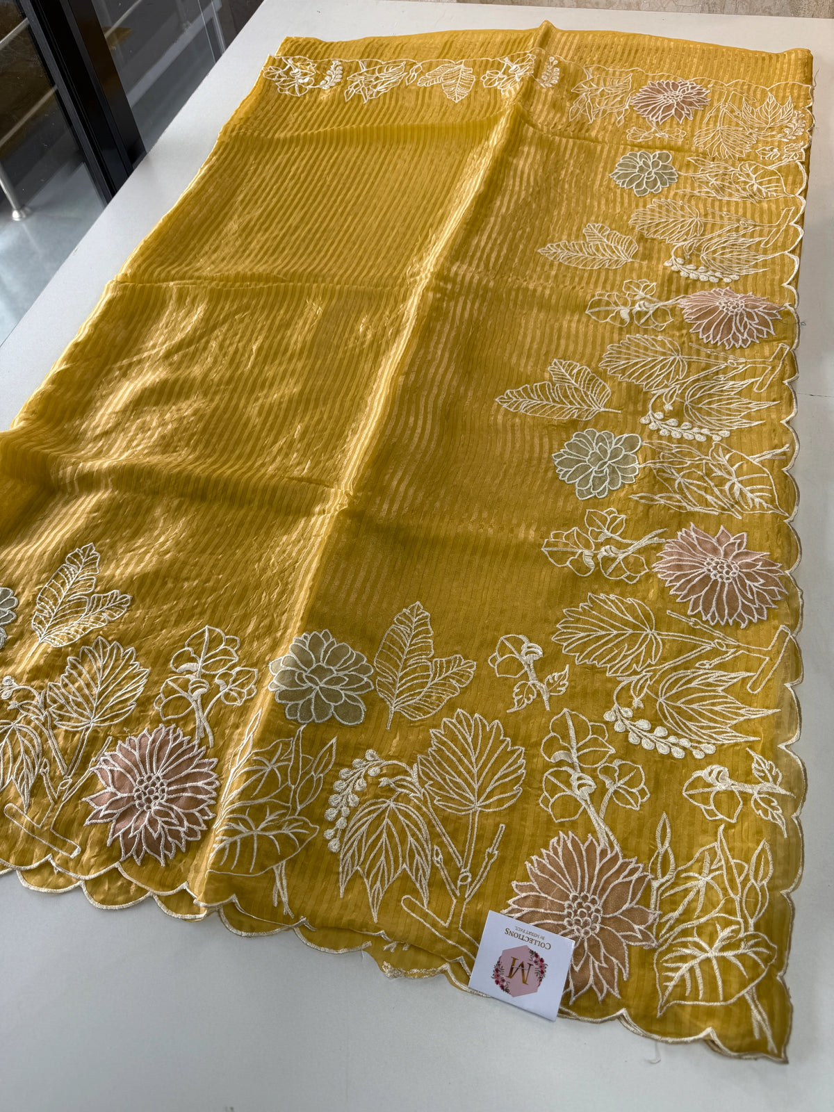 Satin Organza Saree/ 5471