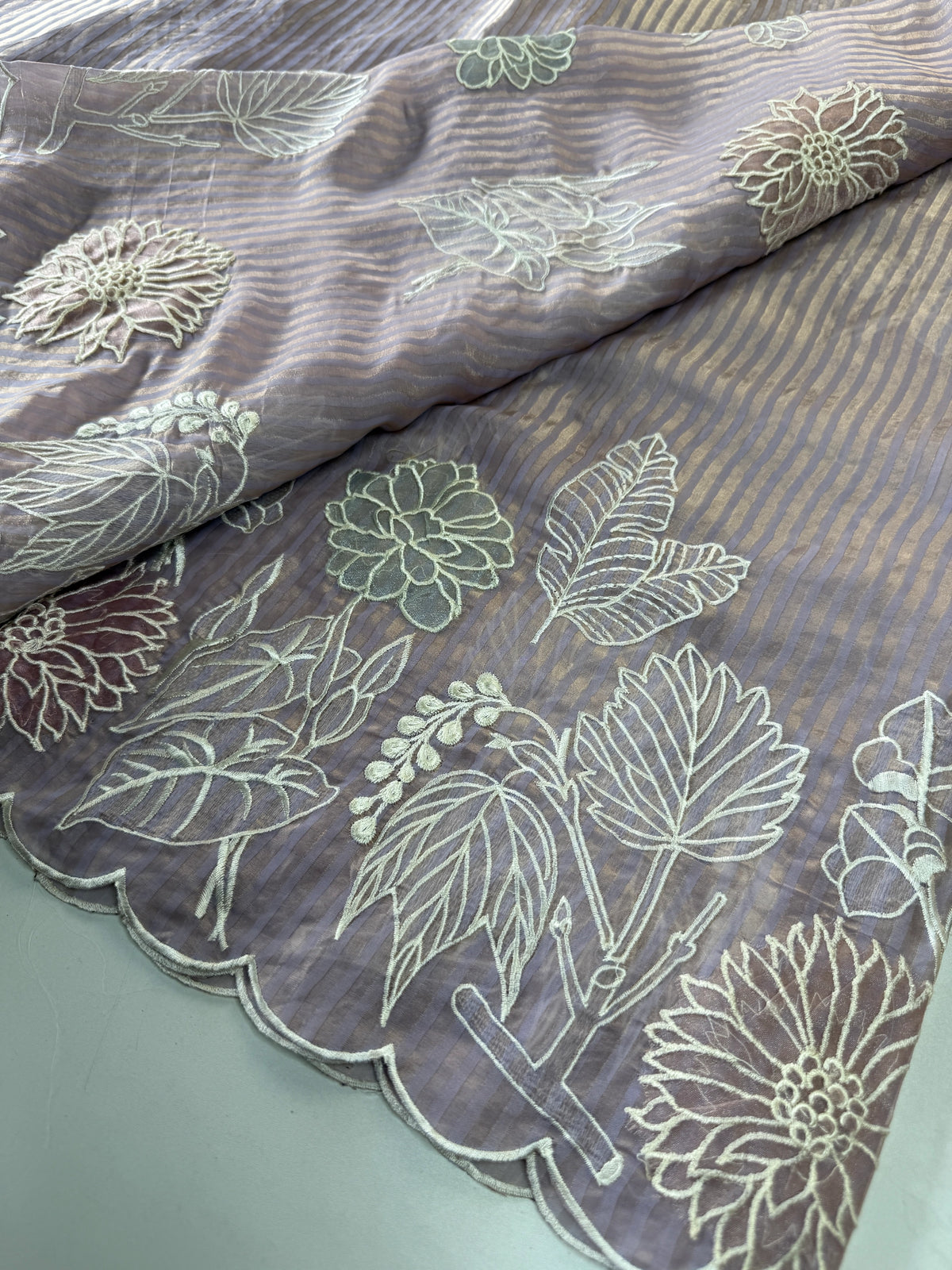 Satin Organza Saree/ 5471