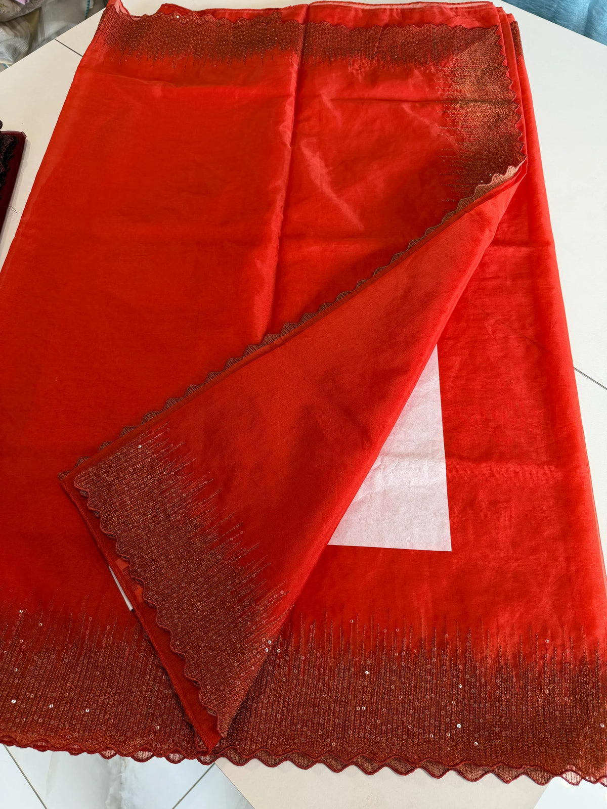 Soft organza saree/ CW296