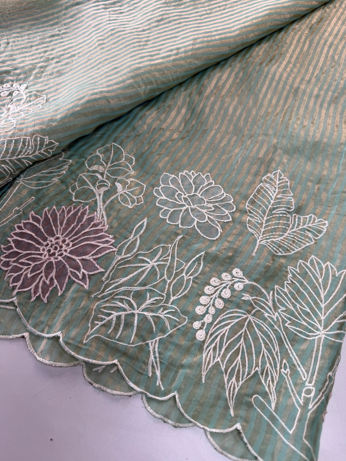 Satin Organza Saree/ 5471