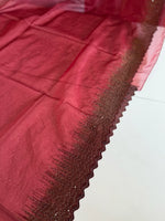 Soft organza saree/ CW296