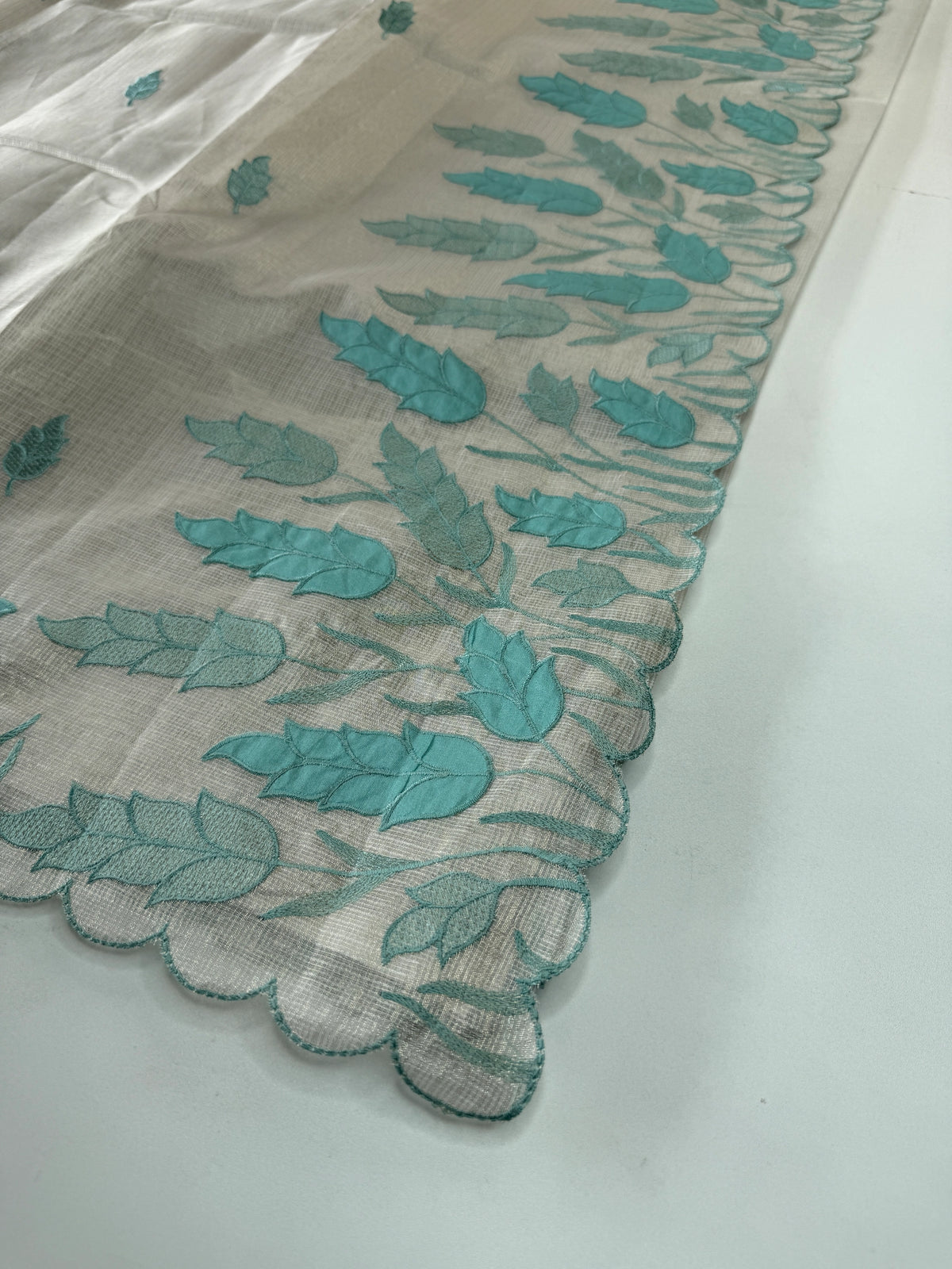 Tissue Saree (Silver)/ 121EFS