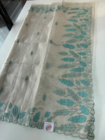 Tissue Saree (Silver)/ 121EFS