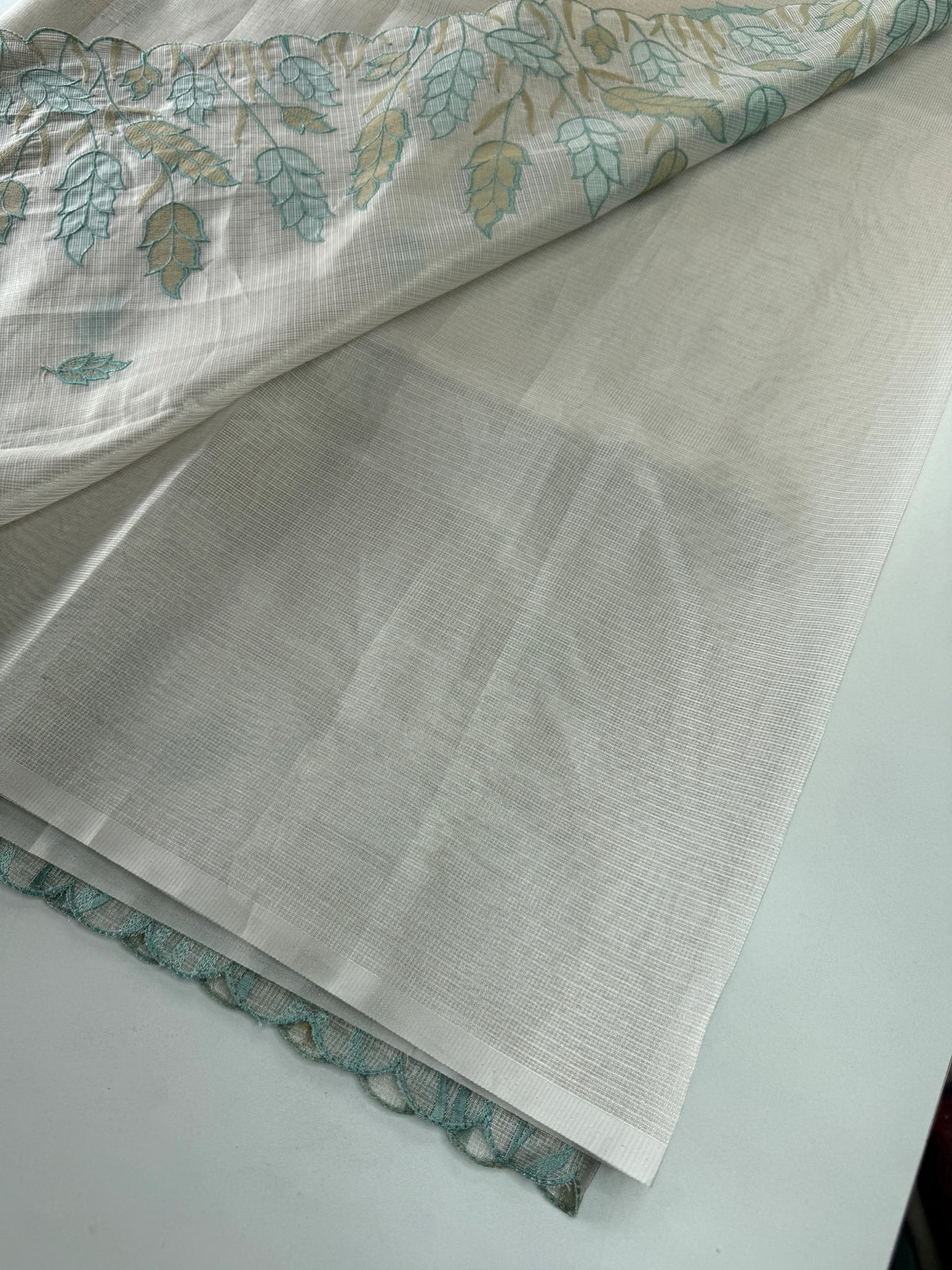 Tissue Saree (Silver)/ 121EFS