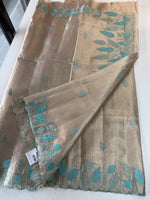 Tissue Saree(Gold)/ 121EFS