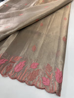 Tissue Saree(Gold)/ 121EFS