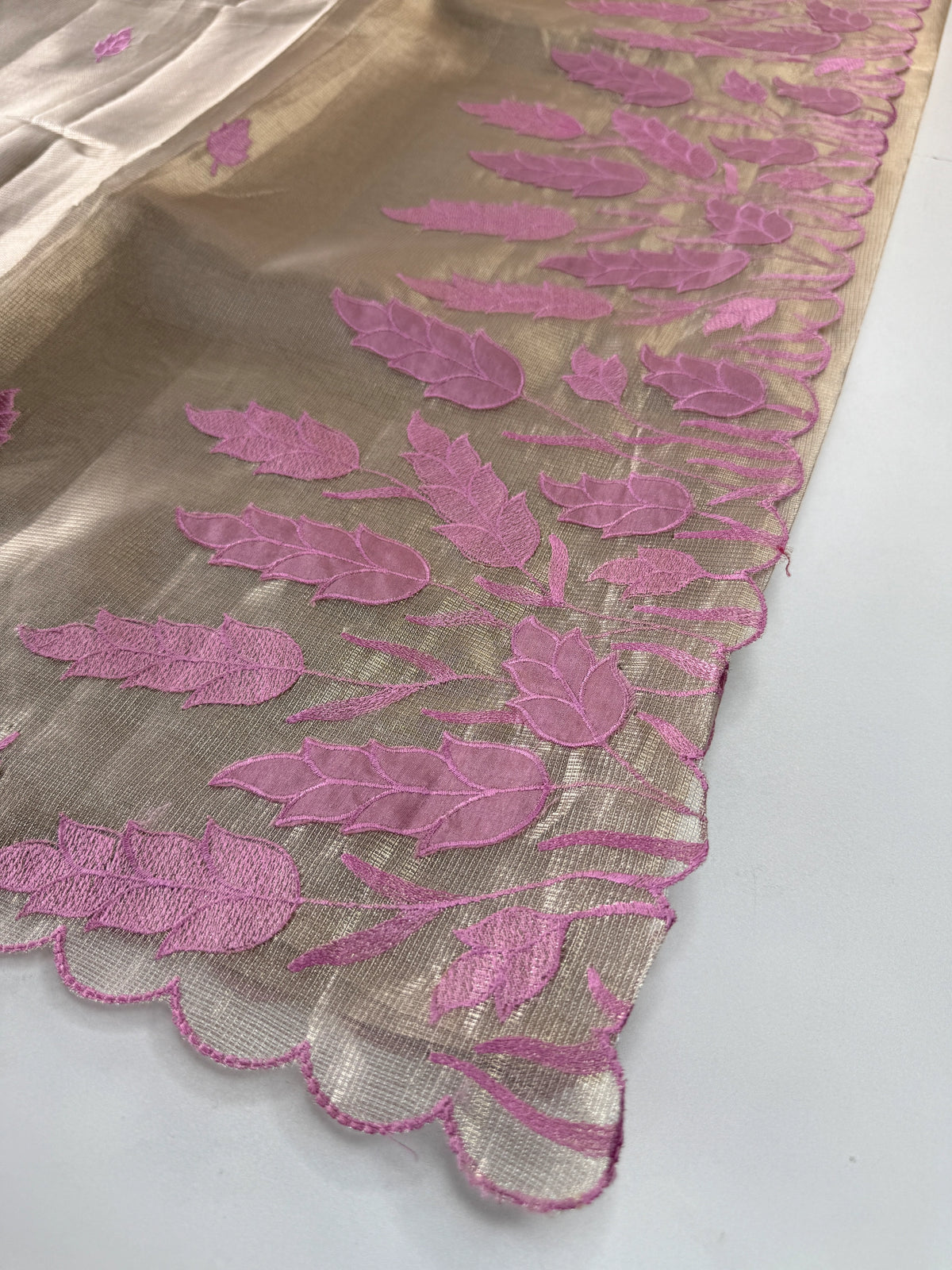 Tissue Saree(Gold)/ 121EFS