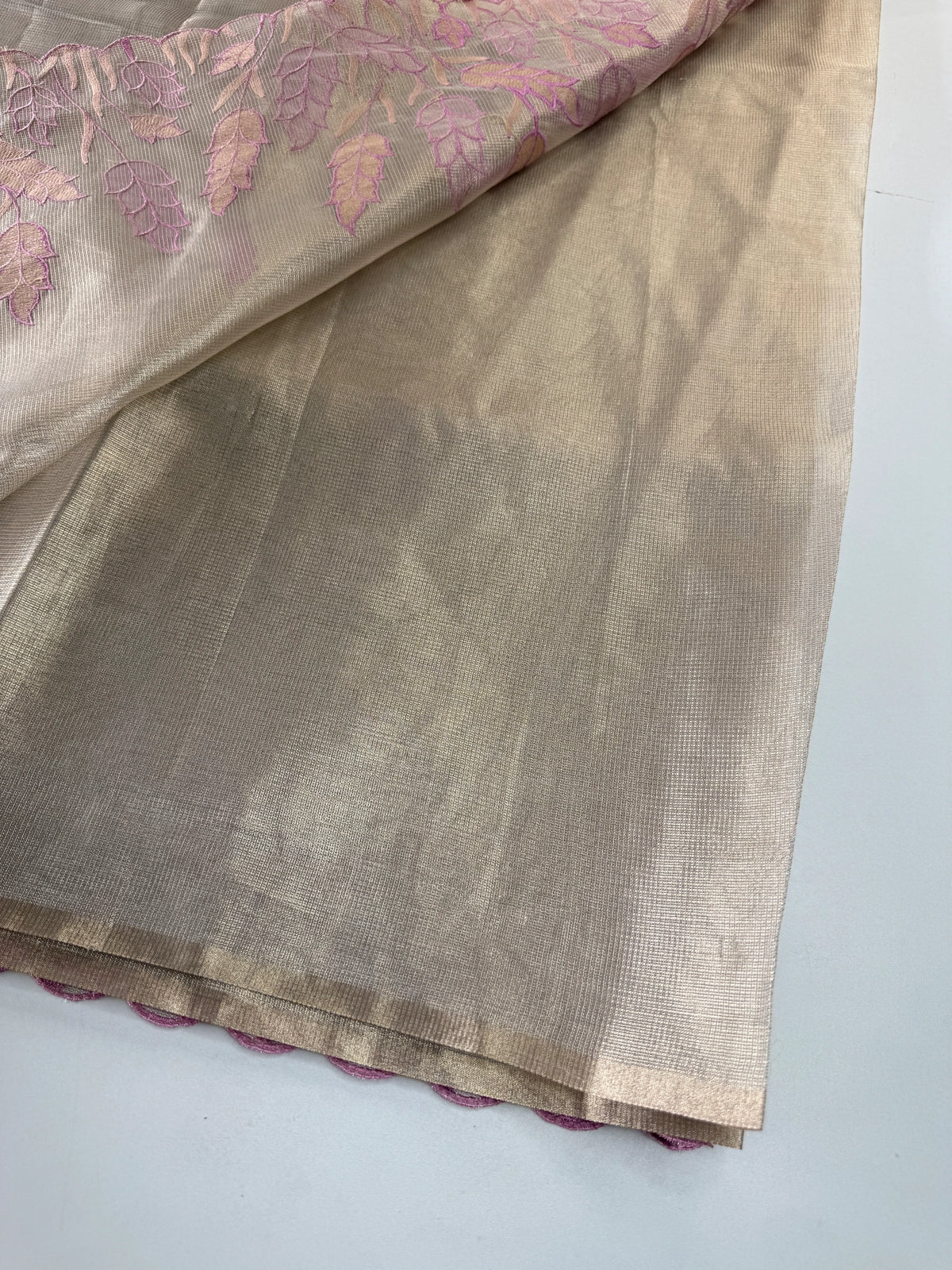 Tissue Saree(Gold)/ 121EFS