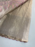 Tissue Saree(Gold)/ 121EFS