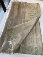 Tissue Saree(Gold)/ 121EFS