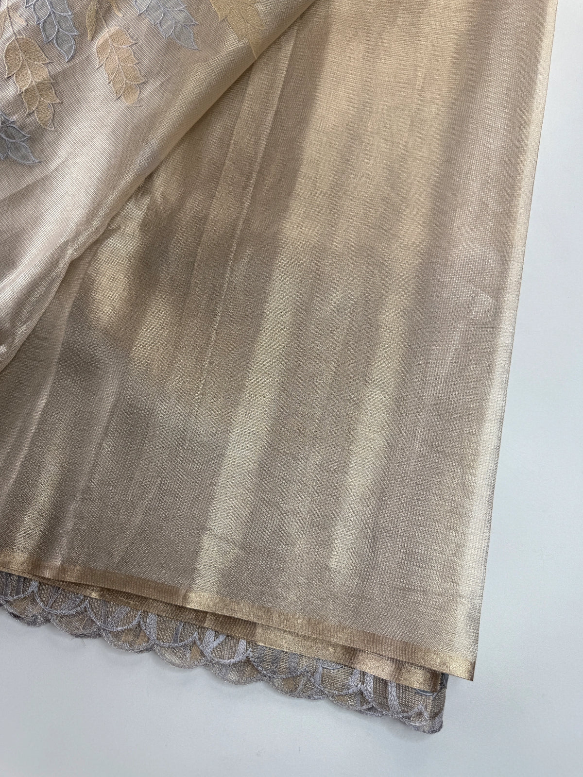 Tissue Saree(Gold)/ 121EFS