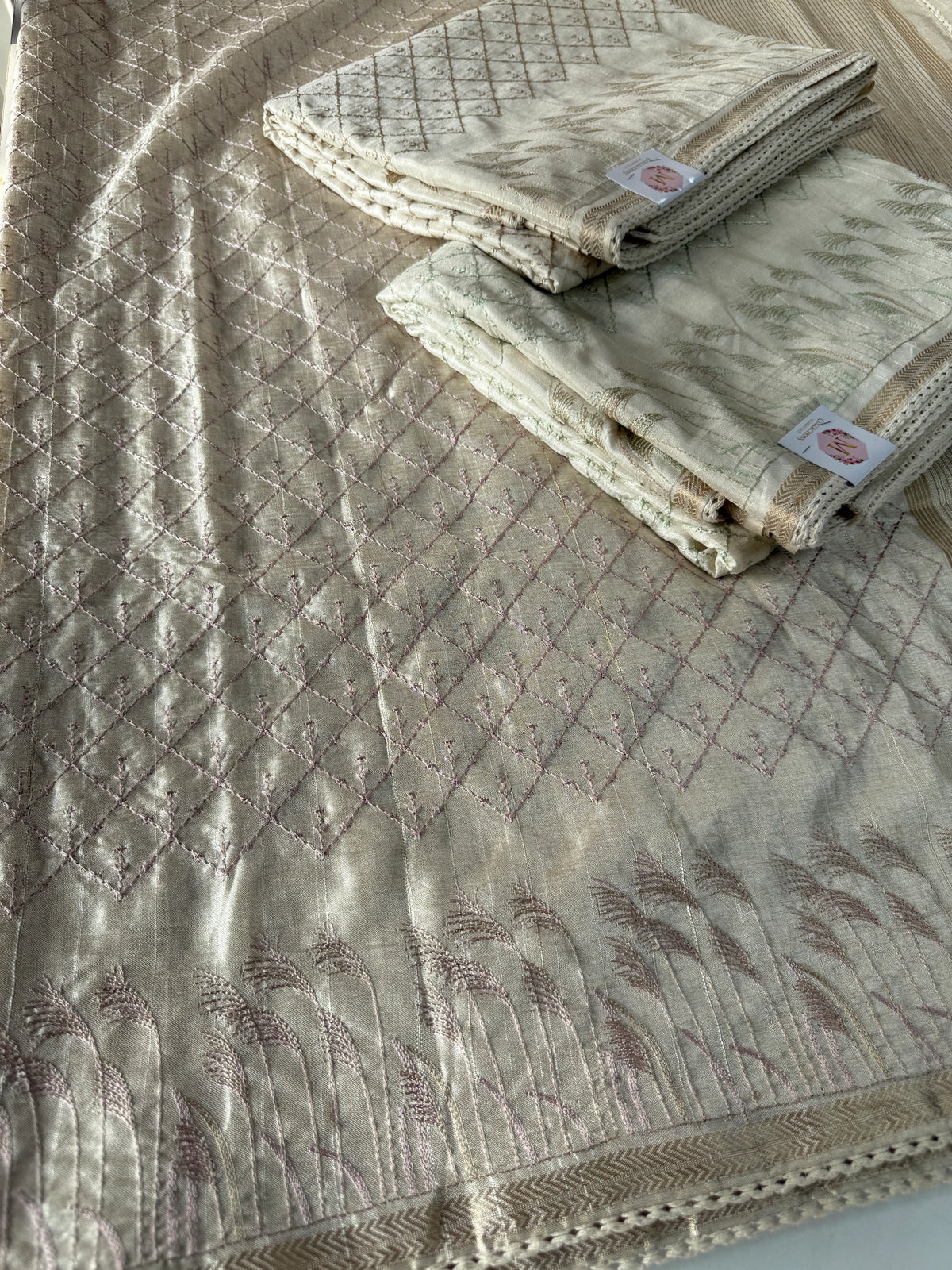 Soft semi Tussar Saree/ 6899