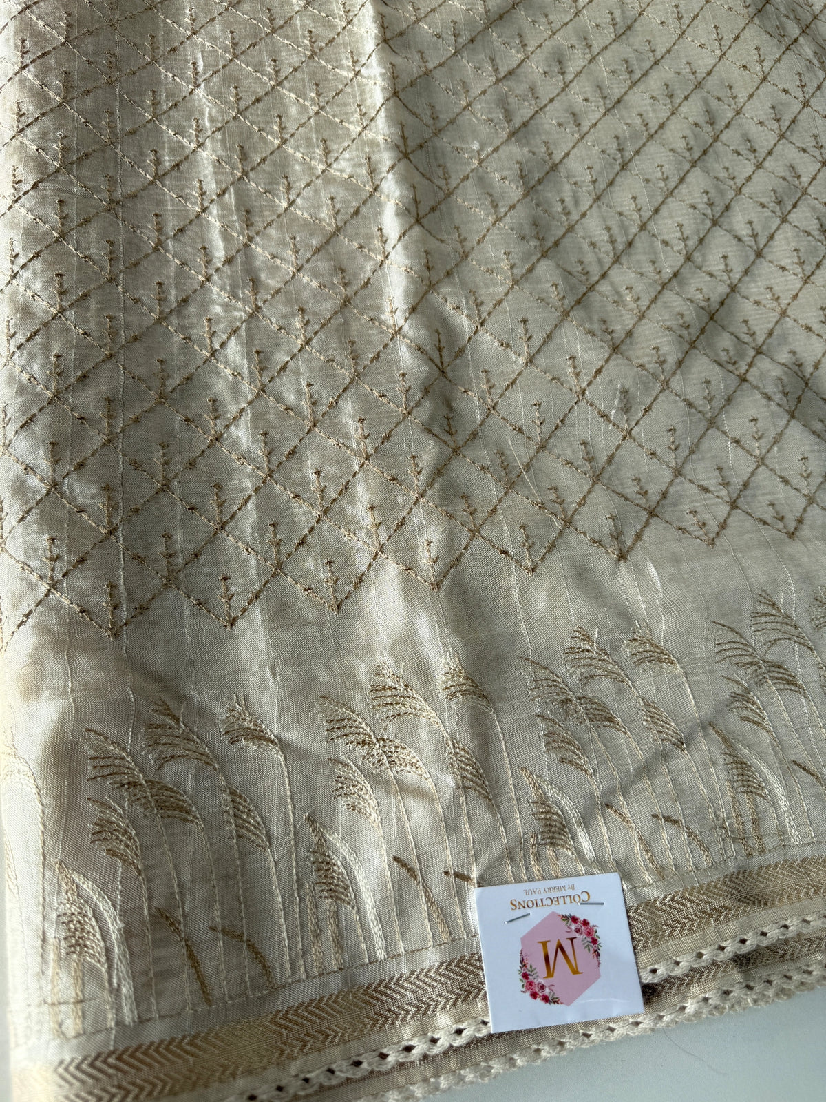 Soft semi Tussar Saree/ 6899