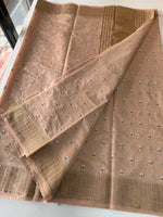 Slub Silk Saree / LEM54