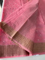 Slub Silk Saree / LEM54