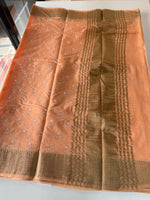 Slub Silk Saree / LEM54