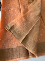 Slub Silk Saree / LEM54
