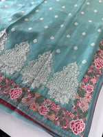 Crushed Premium crape saree/ SC222