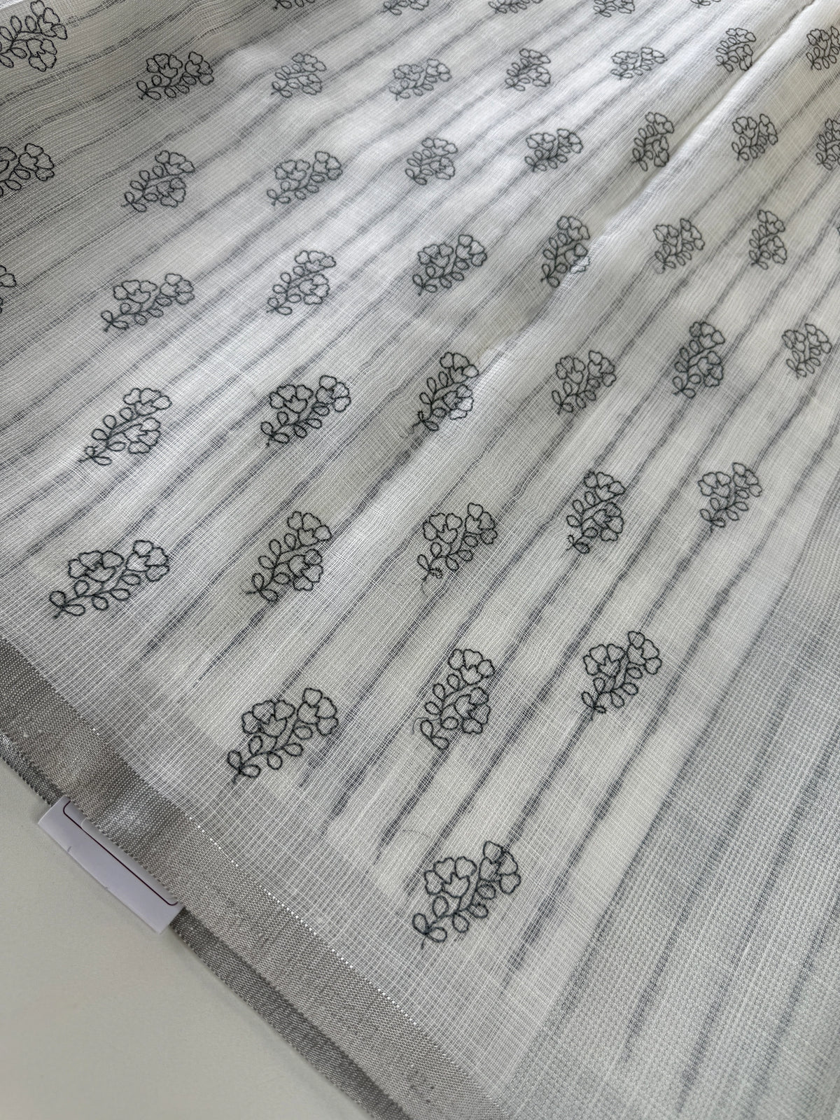 Linen Cotton saree/LKE25