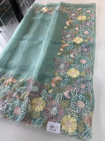 Glass organza Saree/ 155G