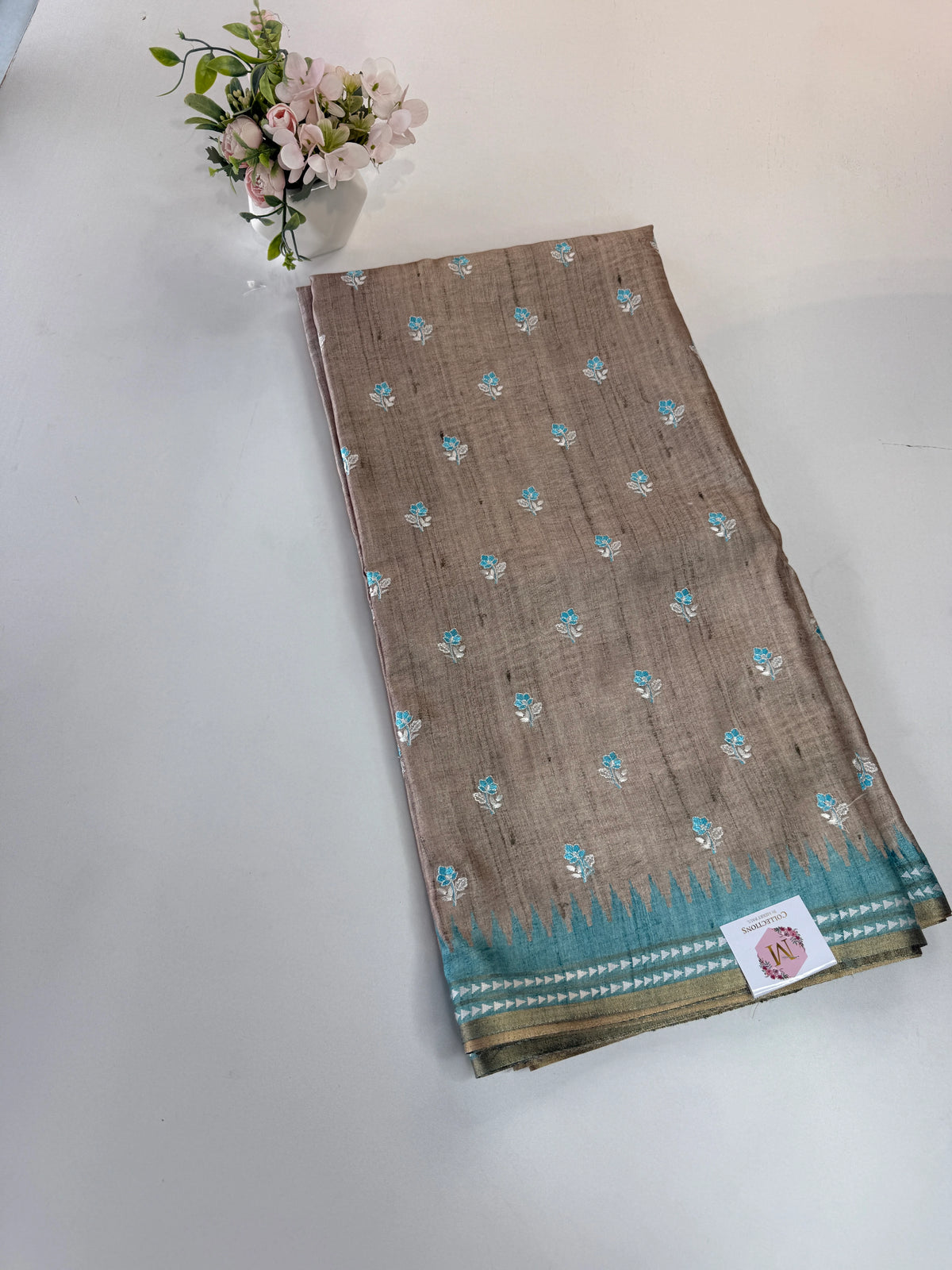 Soft Semi Tussar Saree/FG444