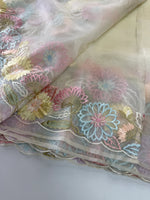 Glass organza Saree/ 155G