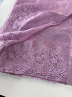 Crushed crape saree/ CW140