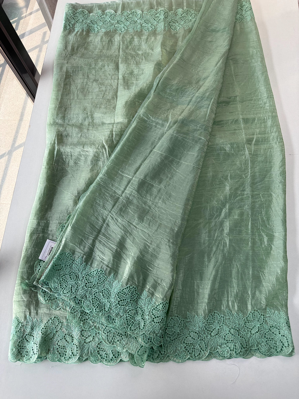 Crushed Organza Saree/ PN562