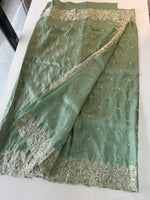 Satin Organza Saree/S114