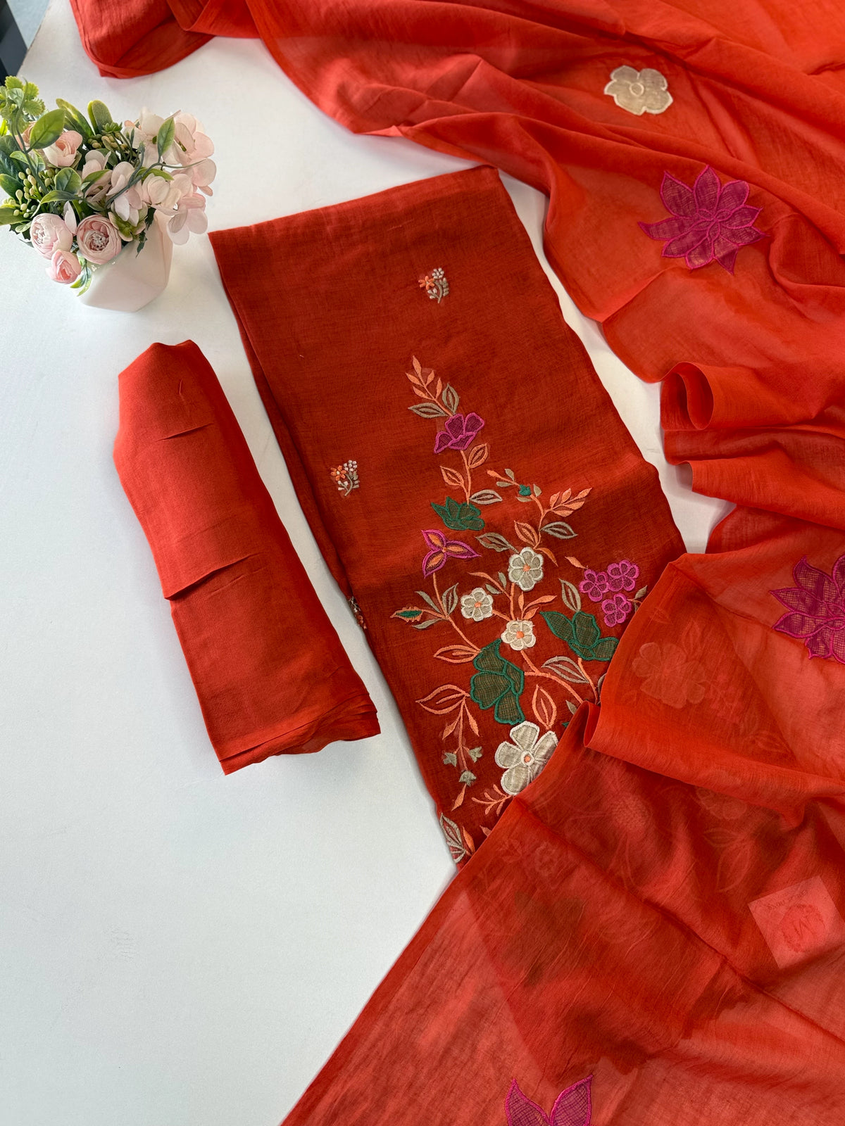 Mal Chanderi salwar set /AA4125