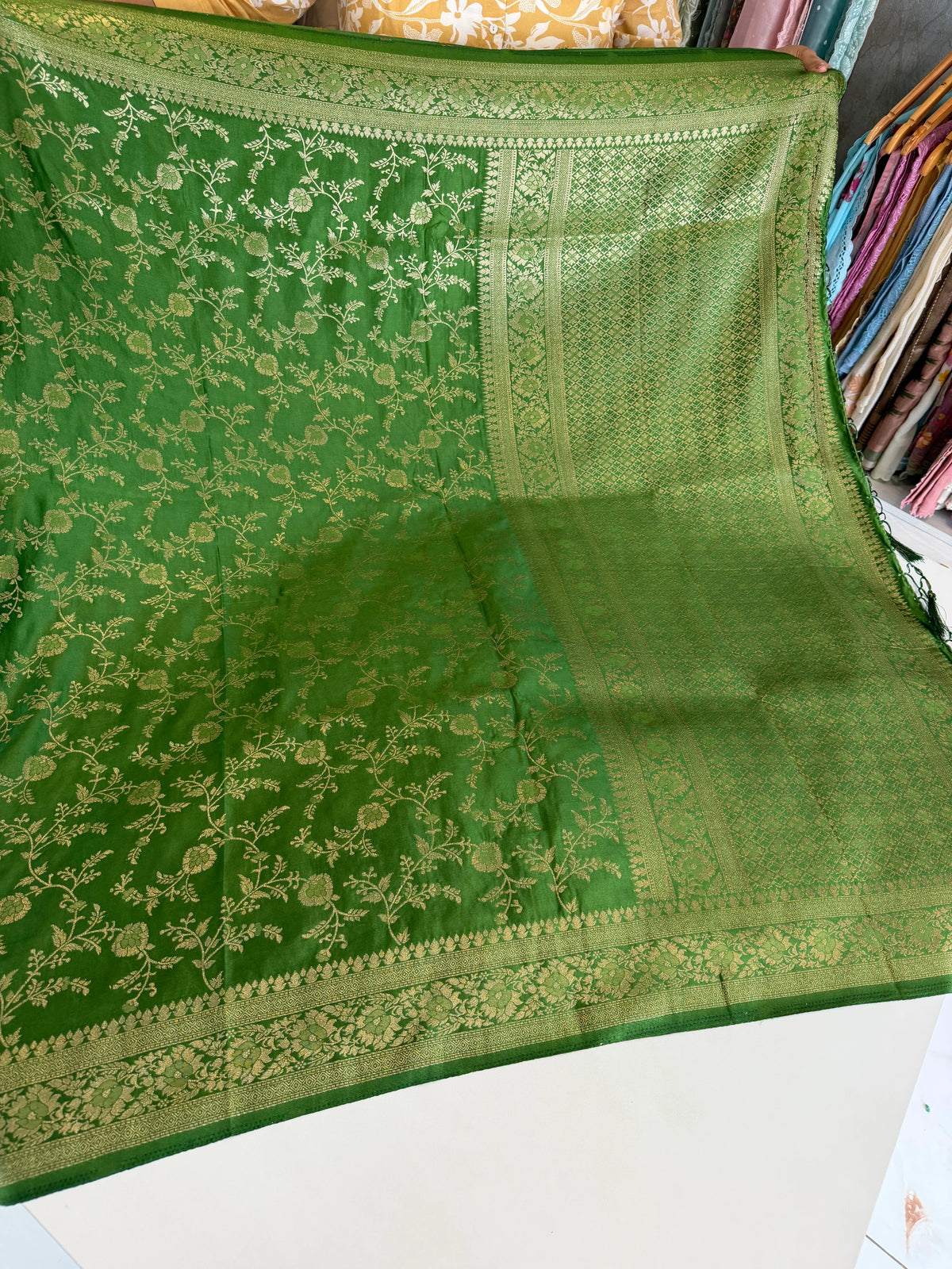 Semi silk banaras Saree/ VS66
