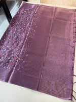 Soft semi Tussar silk saree / MD369