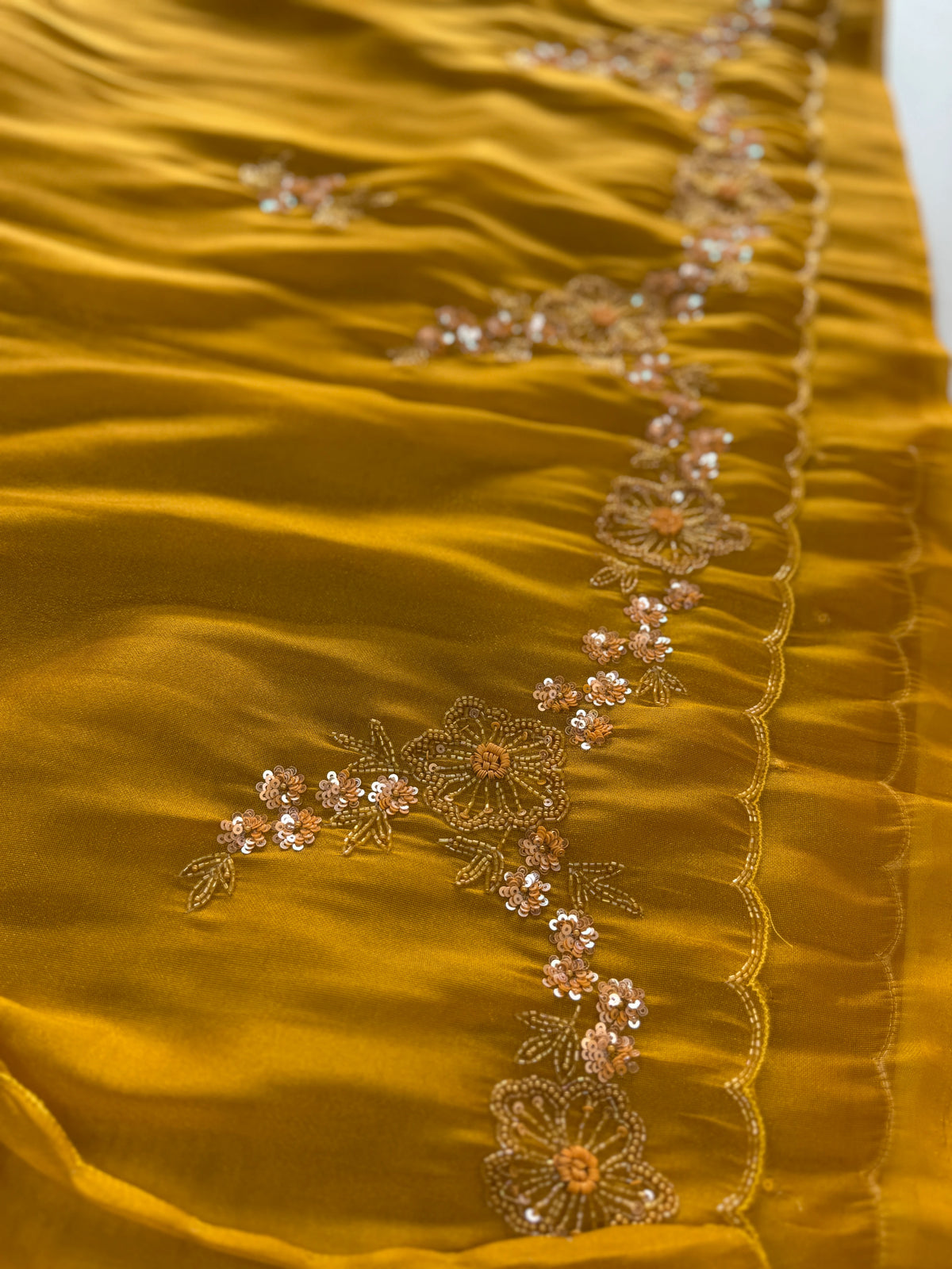 Tissue organza Saree/ HW319