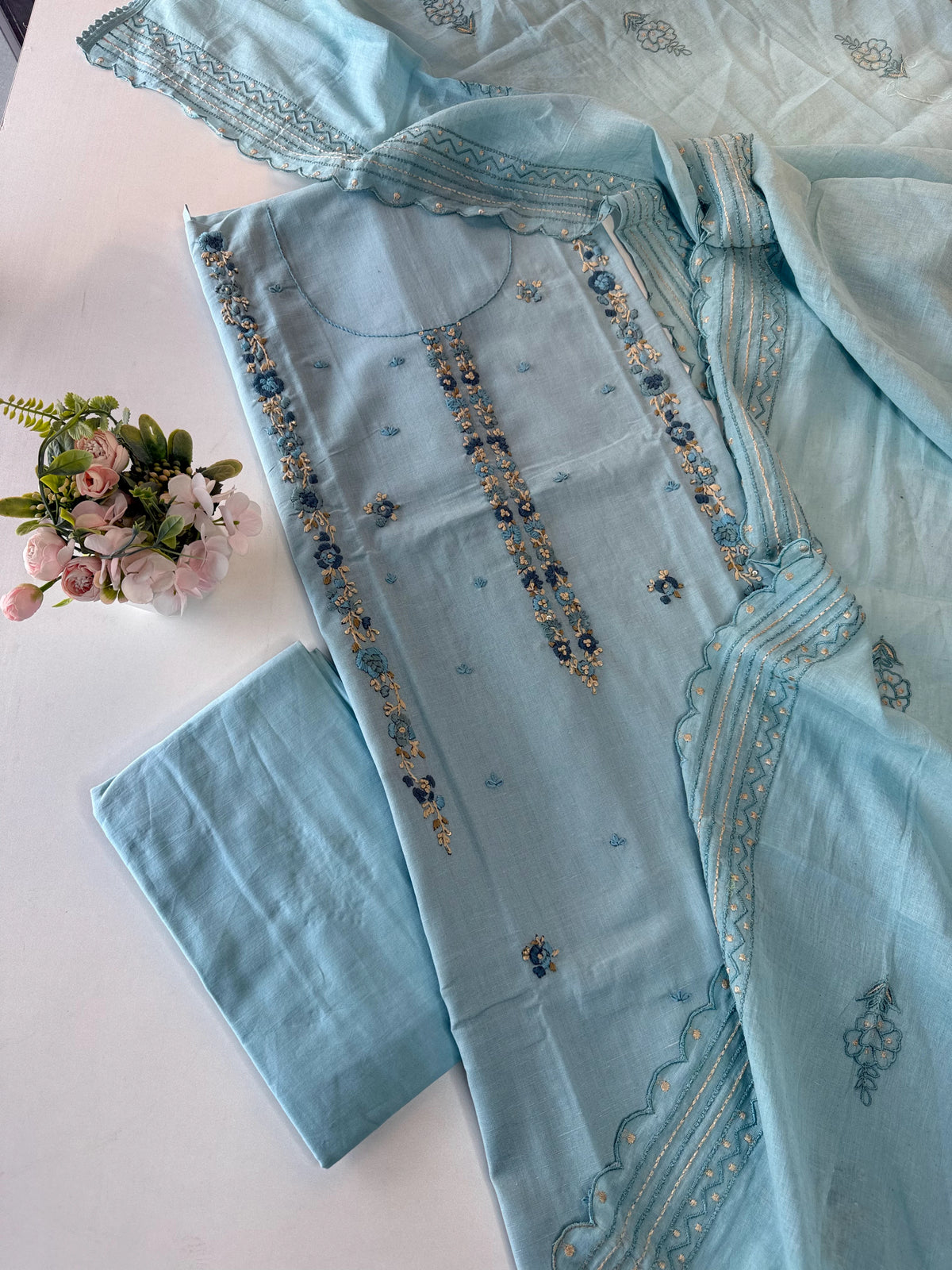 Cotton salwar set/ A3878