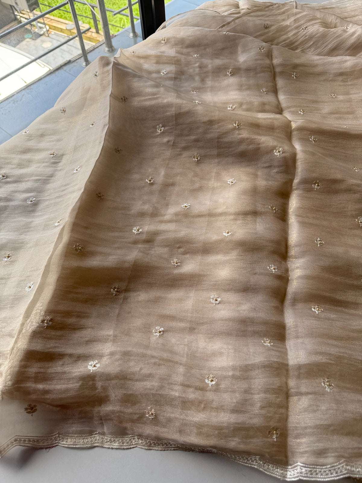 Shimmer crush organza /D15206