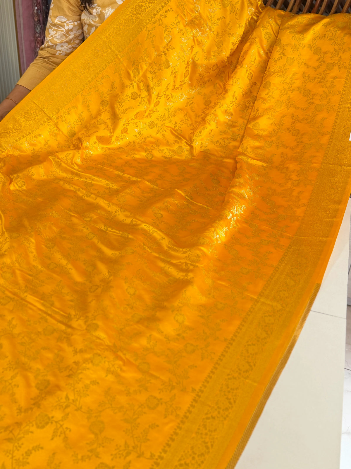 Semi silk banaras Saree/ VS66