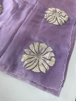 Glass Organza Saree/ LK35